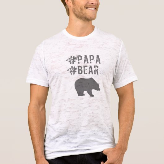 Papa beer hashtag tshirt (Voorkant)