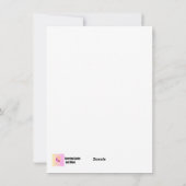 Papa Beer Kerst Kaart (Achterkant)