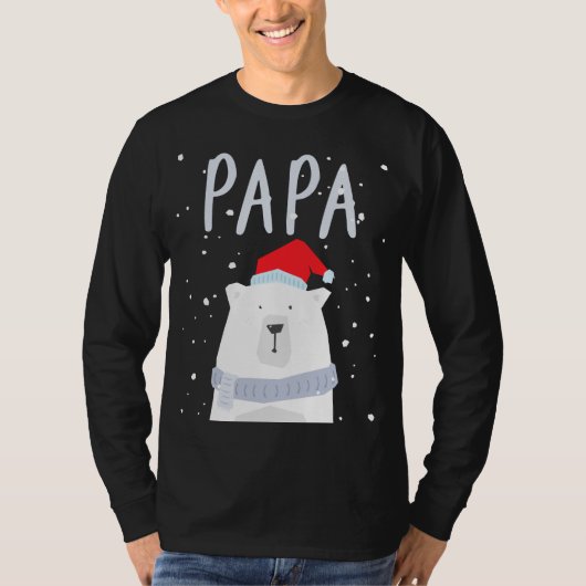 Papa Beer kerstkerstkerstkerstkerstkerstkerstman T-shirt (Voorkant)