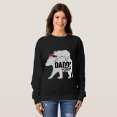 Papa Beer Kerstmis X-Mas Pap Zoon Dochter M Trui (Voorkant volledig)