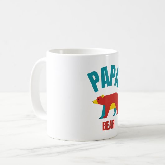 Papa Beer Koffiemok (Voorkant links)