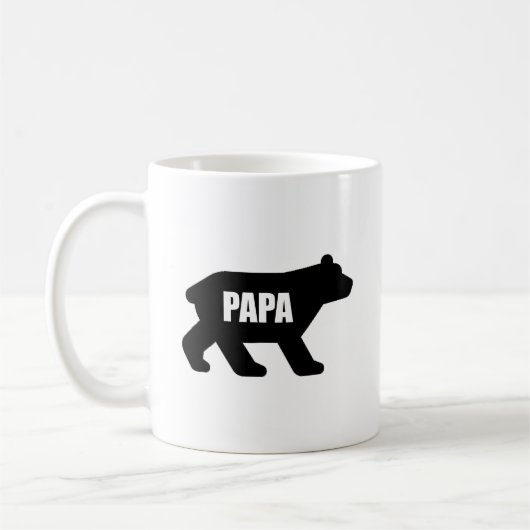 Papa Beer Koffiemok (Links)