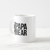 Papa beer koffiemok (Voorkant links)
