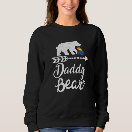 Papa Beer Lgbt Lgbetq Rainbow Pride Gay Lesbian Trui (Voorkant)