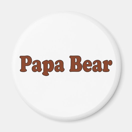 Papa Beer Magneet (Voorkant)