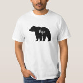 Papa Beer Mannen T-shirt (Voorkant)