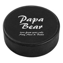 Papa-Beer met cubusscript