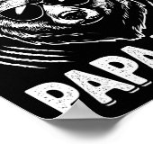 Papa Beer niet knoeien met papa Beer grappige vade Poster (Hoek)