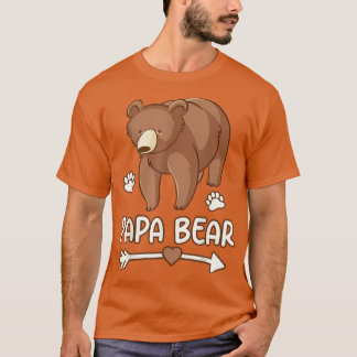 papa beer op shirt voor papa beer mannen shirt
