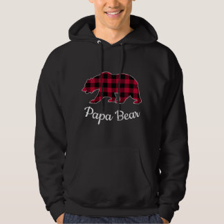Papa Beer Pajama Red Buffalo Hoodie