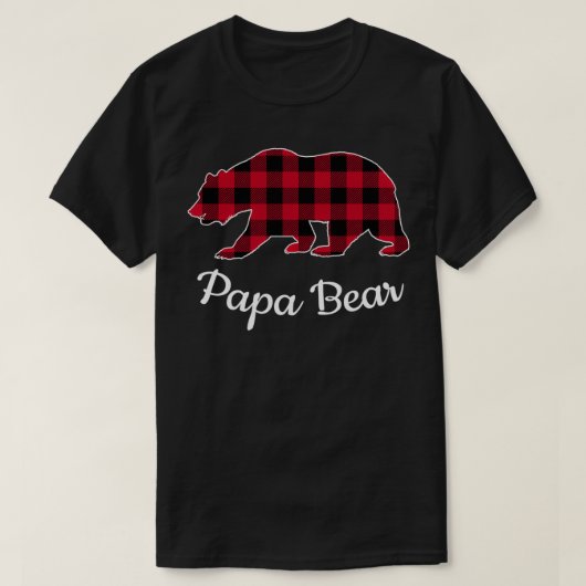 Papa Beer Pajama Red Buffalo T-shirt (Design voorkant)