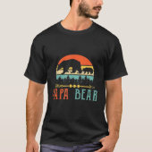 Papa Beer Papa Mannen Idea T-shirt (Voorkant)