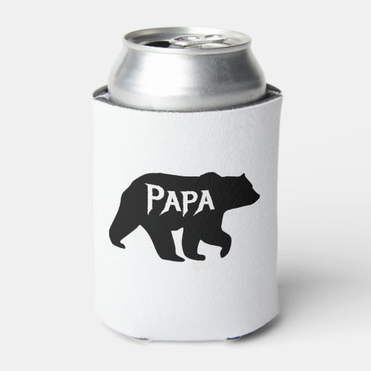 PAPA-Beer, papa, papa, vaderdag Blikjeskoeler (Blikje Voorkant)
