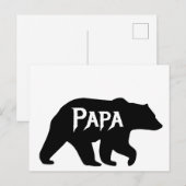 PAPA-Beer, papa, papa, vaderdag Briefkaart (Voorkant / Achterkant)