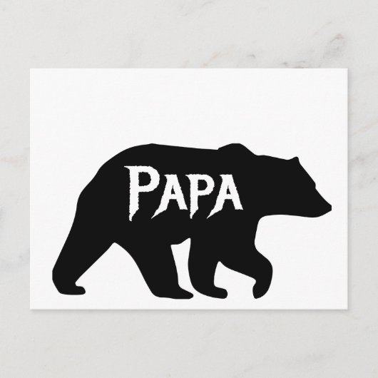 PAPA-Beer, papa, papa, vaderdag Briefkaart (Voorkant)