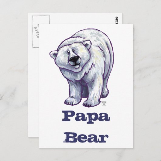 Papa Beer Polar Beer Briefkaart (Voorkant / Achterkant)