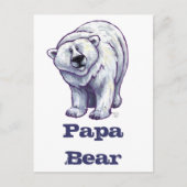 Papa Beer Polar Beer Briefkaart (Voorkant)