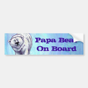 Papa Beer Polar Beer Bumpersticker