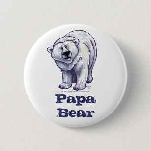 Papa Beer Polar Beer Button