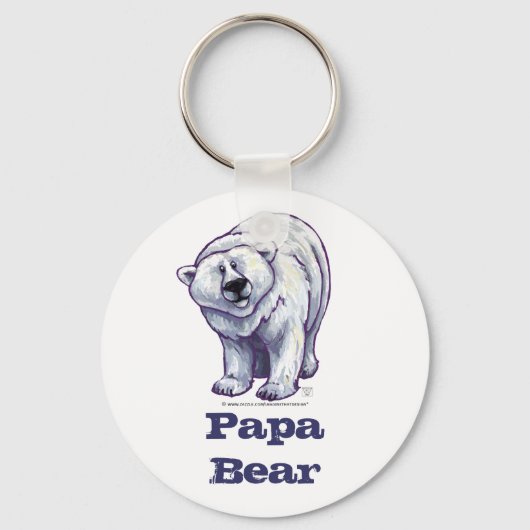 Papa Beer Polar Beer Sleutelhanger (Voorkant)