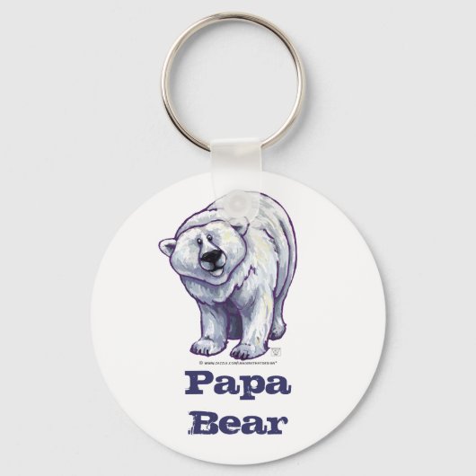 Papa Beer Polar Beer Sleutelhanger (Voorkant)
