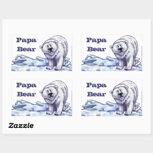 Papa Beer Polar Beer Stickers (Vel)