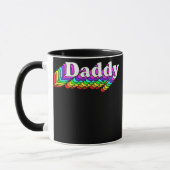 Papa Beer Retro LGBT Rainbow LGBTQ Mok (Links)