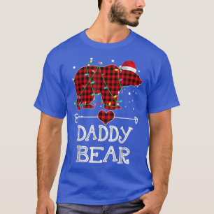 Papa Beer rode pooier Beer met lichte lampjes T-shirt