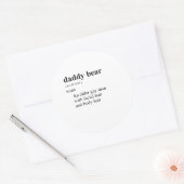 PAPA BEER RONDE STICKER (Envelop)