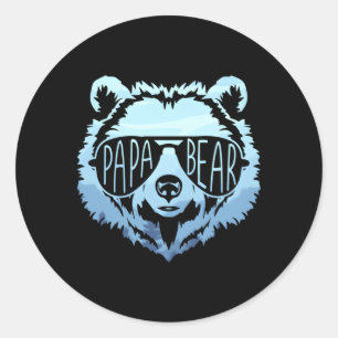 Papa Beer Ronde Sticker