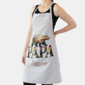 PAPA Beer – Rustieke Waterverf Natuur Silhouet Schort (Insitu)