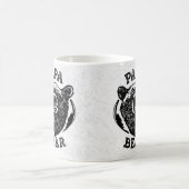 "Papa Beer"  Stijl zwart Beer Papa Mok (Center)