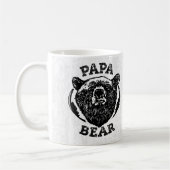 "Papa Beer"  Stijl zwart Beer Papa Mok (Links)