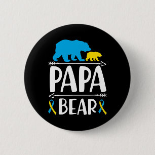 Papa Beer Syndroom Bewustzijn Trotse Vader Ronde Button 5,7 Cm