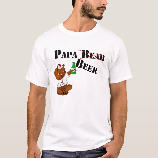 Papa Beer T-shirt (Voorkant)