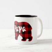 Papa Beer Tweekleurige Koffiemok (Voorkant rechts)