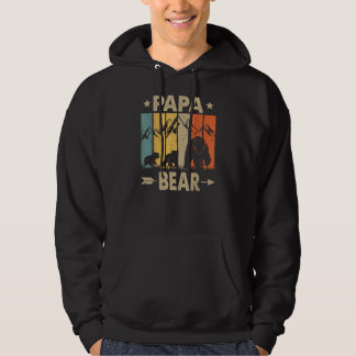 Papa Beer Vader van twee vader van twee kinder Pap Hoodie