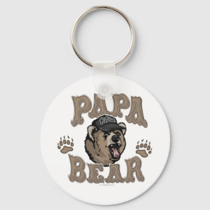 Papa Beer Vaderdag Sleutelhanger