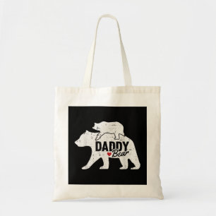 Papa Beer Vaders Dag Kute Baby Cub Papa Papa Tote Bag