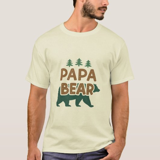 "Papa Beer" Vader's liefde T-shirt (Voorkant)