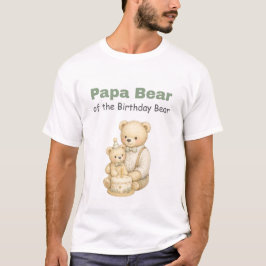 Papa Beer Verjaardagsshirt T-shirt
