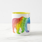 Papa Beer Waterverf Familie Pride Mok (Center)