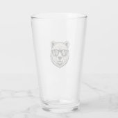 Papa Beer Zonnebril Beer Hoofd Vector Design_1 Glas (Achterkant)