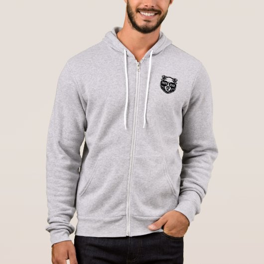 Papa Beer Zonneglazen Vaderdag Hoodie (Voorkant)