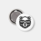 Papa Beer Zonneglazen Vaderdag Magneet (Voorkant / Achterkant)