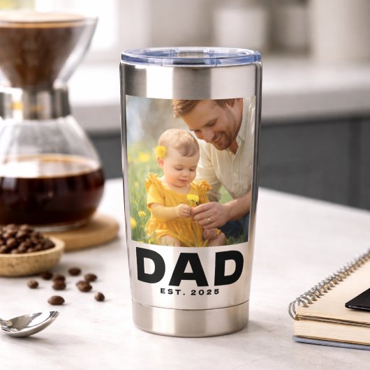 Papa Begon Bold 2 Foto RVS  Geïsoleerde Drinkbeker