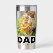 Papa Begon Bold 2 Foto RVS  Geïsoleerde Drinkbeker (Achterkant)