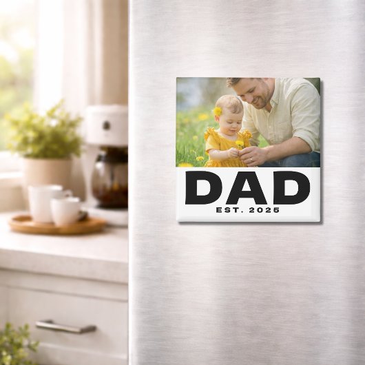 Papa Begon Mooi Fotocadeau Magneet