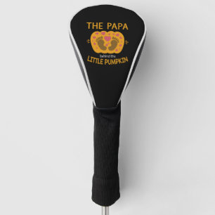 Papa Behind Pumpkin Little Herfst Autumn Baby onth Golfheadcover