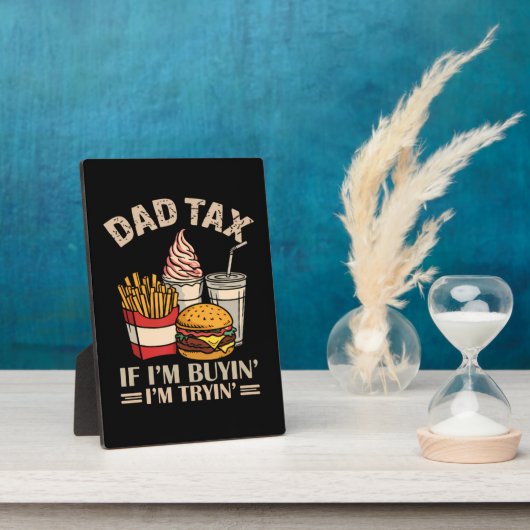 Papa Belasting Als IK Koop IK Probeer Fotoplaat (Zijkant)